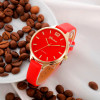 2018 New Arrival watch women Faux lady dress watch, women's Casual Leather quartz-watch Analog women's gifts Relogio Feminino