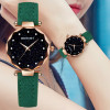 2018 Luxury Brand Gogoey Women Watches Personality romantic starry sky Wrist Watch Leather Rhinestone Designer Ladies Clock