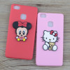 Cute Cartoon Minnie Case for Huawei P9 Lite 2017 P9 Lite mini Cases Stitch Hello Kitty Mickey Cat Soft TPU Phone Cover