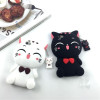 3D Luxury Cute Cartoon Lucky Cat Soft Silicone Mobile Phone Back Case Cover Skin Shell For iPhone5G 5S 6G 6S 6 PLUS 7G 7 Plus