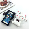 3D Luxury Cute Cartoon Lucky Cat Soft Silicone Mobile Phone Back Case Cover Skin Shell For iPhone5G 5S 6G 6S 6 PLUS 7G 7 Plus