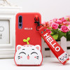 10 Types For Huawei P20 Pro Case Lovely Cute 3D Cartoon Lucky Cat Soft Silicon Cover For Huawei P20 Pro Mobile Phone Cases
