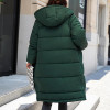 Fitaylor Winter Women Cotton Coat Medium Long Single Breasted Parkas Warm Hooded Thickening Female Jacket Snow Outwear