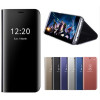 Oneplus 6 Case Smart View Mirror Flip Phone Case For Oneplus 6 Plating Shockproof Stand Cover For One Plus 6