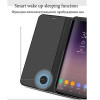 Oneplus 6 Case Smart View Mirror Flip Phone Case For Oneplus 6 Plating Shockproof Stand Cover For One Plus 6