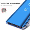 Smartphone Case Clear View Reflection Mirror Flip Case For Samsung Galaxy S8 S9 A5 A7 Note 5 Note8 Hard Plastic Phone Cover Case