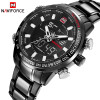 NAVIFORCE Luxury Brand Men Military Sport Watches Men's Digital Quartz Clock Full Steel Waterproof Wrist Watch relogio masculino