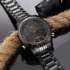 Luxury Brand NAVIFORCE Men Fashion Sport Watches Men's Quartz Digital Analog Clock Man Full Steel Wrist Watch relogio masculino  Luxury Brand NAVIFORCE Men Fashion Sport Watches Men's Quartz Digital Analog Clock Man Full Steel Wrist Watch relogio masculino