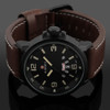 2017 New Brand Fashion Men Sports Watches Men's Quartz Hour Date Clock Man Leather Strap Military Army Waterproof Wrist watch