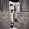 Hirigin 2018 Jeans Men Fear Of Gold Skinny Jeans Fashion Biker Steetwear Distressed Ripped Denim Pencil Style Slim Mens Clothes