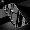 Baseus Luxury Glass Case For iPhone XS Max Xr TPU Edge Tempered Glass Cases Back Protective Cover Coque For iPhone Xsmax Fundas