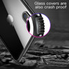 Baseus Luxury Glass Case For iPhone XS Max Xr TPU Edge Tempered Glass Cases Back Protective Cover Coque For iPhone Xsmax Fundas