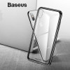 Baseus Luxury Original Tempered Glass Case For iPhone Xs Xs Max XR 2018 Phone Cover Anti Knock Back Phone Cases For iPhone Xs
