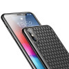 Baseus Luxury Weaving Case For iPhone Xs Xs Max XR 2018 Elegant Grid Pattern Soft Silicone Phone Case For iPhone Xs XR Cover