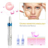 DR.PEN Ultima A6 Auto Electric MicroNeedle with 2Pcs Rechargeable Battery + 2Pcs 12-pin Needles Cartridges Beauty face skin care