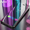 Clear View Mirror Flip PC Phone Case for Huawei P20 P10 mate 10 Pro P Smart On Honor 7A Pro 7C 8 9 lite Y6 Y7 Y9 Y5 2018 Cover