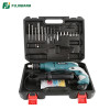 FUJIWARA 710W 220V 50HZ Electric Impact Drill 18/38/68 Sets Household Hand-held Hammer Wall Drilling Woodworking Drill