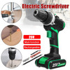 110-220V 25V Li-ion Battery Electric Screwdriver Screw Driver Power Drill 1 Battery 1 Charger