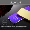 Ulcool V36 Ultrathin Credit Card Cellphone With Metal Body Bluetooth 2.0 Dialer Anti-lost FM Mp3 Dual SIM Card Mini Mobile Phone