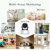 WIFI IP Security Camera 720P HD video Home Security Surveillance 360 Night Vision Two-way Audio Motion Detection Camera Indoor