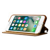 Jisoncase Genuine Leather Folio Case for iPhone 7 Plus with Magnetic Flip Cover Luxury Cases Sleeve for iPhone 7 Plus 5.5"