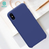 Nillkin case for iphone x Soft smooth Liquid Silicone cell phone Back Case for iphone X 10 Soft Gel Rubber cover