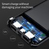 Baseus Quick Charge 3.0 Power Bank 10000mAh Dual USB LCD Powerbank External Battery Charger For Mobile Phones Tablets Poverbank