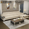Beautiful post modern bright colored sleeper couch living room stailess steel frame buffalo leather sofa set designs and prices