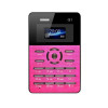 Russian Keyboard Original AEKUQ1 Ultra thin Pocket Card Children Student Mobile Phone MP3 Player FM PK AEKU M5 E1 C6 M3