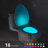 16/8 colors changing Body Sensing Automatic LED Motion Sensor Night Lamp Toilet Bowl Bathroom Light 