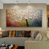Unframed Thick Textured  Modern Hand Painted Palette Knife Oil Painting Canvas Wall Art Picture For Living Room Home Artwork