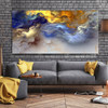 WANGART Painting, Abstract Art, Canvas Wall art, Happy home On canvas, Original Art, Landscape Art, Abstract Painting printed 