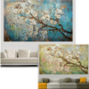 Large 100% Handpainted Flowers Tree Abstract Morden Oil Painting On Canvas Wall Art Wall Pictures For Live Room Home Decor