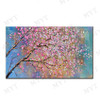 Large 100% Handpainted Flowers Tree Abstract Morden Oil Painting On Canvas Wall Art Wall Pictures For Live Room Home Decor