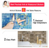 Modern PVC Self adhesive Wallpaper Bathroom Wall Paper Kitchen Waterproof Mosaic Tile Stickers Vinyl Home Decor Wall Stickers