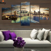  5 pcs HD New York City landscape Canvas Painting wedding decoration For Living Room Custom Modular Wall Pictures Direct Selli