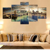  5 pcs HD New York City landscape Canvas Painting wedding decoration For Living Room Custom Modular Wall Pictures Direct Selli