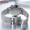 OLEVS watch men Luxury Brand Sport watch waterproof Scratch-resistant wristwatch mens Steel Men's Quartz Watch relogio masculino