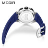 MEGIR Men Sport Watch Chronograph Silicone Strap Quartz Army Military Watches Clock Men Top Brand Luxury Male Relogio Masculino