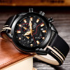 2018 New LIGE Design Fashion Brand Watches Mens Leather Sport Date Chronograph Quartz Watch Male Gifts Clock Relogio Masculino