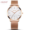 Gold watch OLEVS Brand Water Resistant Watch Women Fashion Casual Quartz Ladies Watch Full Steel Wristwatch relogio feminino