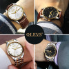 OLEVS Woman Watches Stainless Steel Couple Watches Ladies Mens Top Brand Luxury Clock Casual Wrist Watch Relogio bayan kol saati
