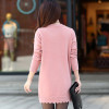 Women Sweaters Dress Pullovers 2018 New Winter Warm Long Knitted Sweater Knitwear Poncho Tunics Gray Black Beige Plus Size D005