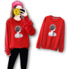 2018 Autumn Women Sweatshirts Ovesized Cotton Tracksuit Pullovers Long Sleeve O-neck Casual Cute Cartoon Printed Female Hoodies