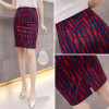 Women Autumn Fashion Casual Pencil Skirt High Waist Bodycon Streetwear Mini Skirt Office Work Slim Printed Sexy Skirt Plus Size