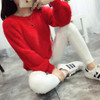 2018 Winter Casual Sweater Women Long Sleeve Loose Thick Turtleneck Pullovers Female Solid Mohair Girl Sweater Coat