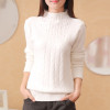 new 2022 autumn-winter all-match slim sweater women outerwear turtleneck women sweater