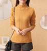 new 2022 autumn-winter all-match slim sweater women outerwear turtleneck women sweater