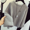 2018 New Autumn Winter Women Sweaters Solid Color Soft Mohair Knitting Pullovers Loose Knitted Sweaters Female Jumper Tops