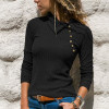 Nadafair Women Turtleneck Sweater Slim Ribber Knitted Jumpers Autumn Winter Sweater Pullovers Button Long Sleeve Sweaters Female Nadafair Women Turtleneck Sweater Slim Ribber Knitted Jumpers Autumn Winter Sweater Pullovers Button Long Sleeve Sweaters Female